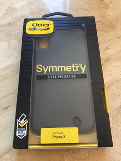 Otter Box Symmetry Series Sleek Protection for iPhone X Black