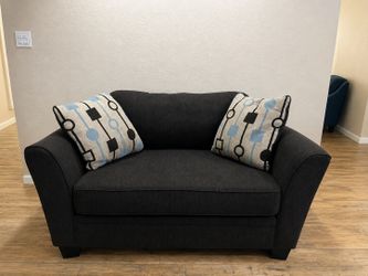 Love seat and couch