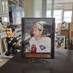 Steve Young Pro Footed Hall Of Famer Beautiful Plaque With 8 X 10 Picture And Engraved Gol Metal Plate Saying "Steve Young 1994 NFL MVP "