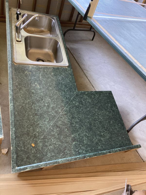 Green formica counter top for Sale in Houston, TX OfferUp