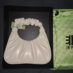 JW Pei Gabbi Ruched Hobo Vegan Leather Handbag