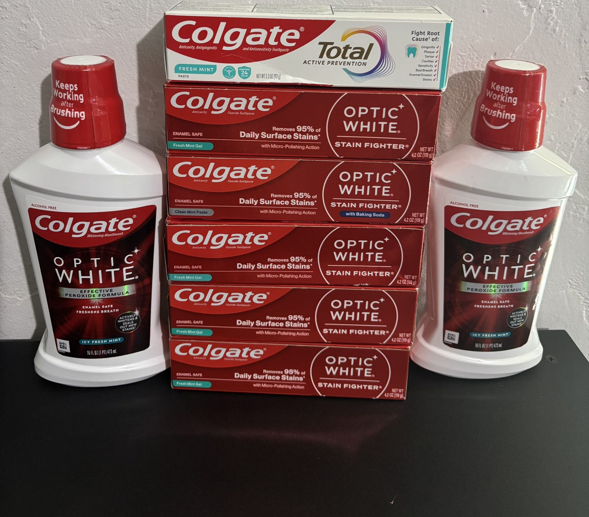 Colgate Toothpaste And Mouthwash 
