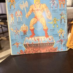 Vtg Masters of the Universe Comic Book 2 Stories and Vinyl Record Mattel 1983
