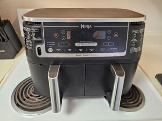 Ninja Foodi Smart XL 10-Qt 2-Basket   Air Fryer (DZ550) - Like New!