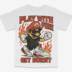 Bobby Fresh Mario Tee For The Jordan 5 Fire Reds