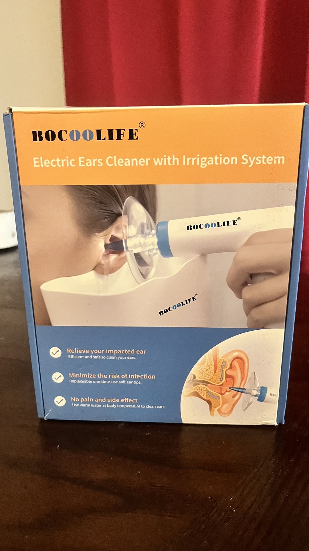 Bocoolife Electric Ears Cleaner with Irrigation System
