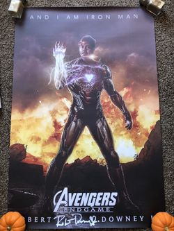 MARVEL I AM IRON MAN POSTER AVENGERS ENDGAME