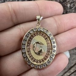 10k Baptism Pendant 
