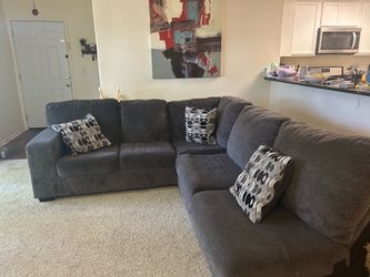 Sectional couch w/chaise lounge chair