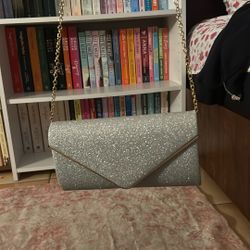 Glitter Purse Two Color Straps