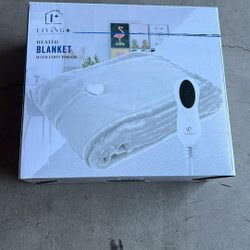 Heated Blanket With Foot Pouch 