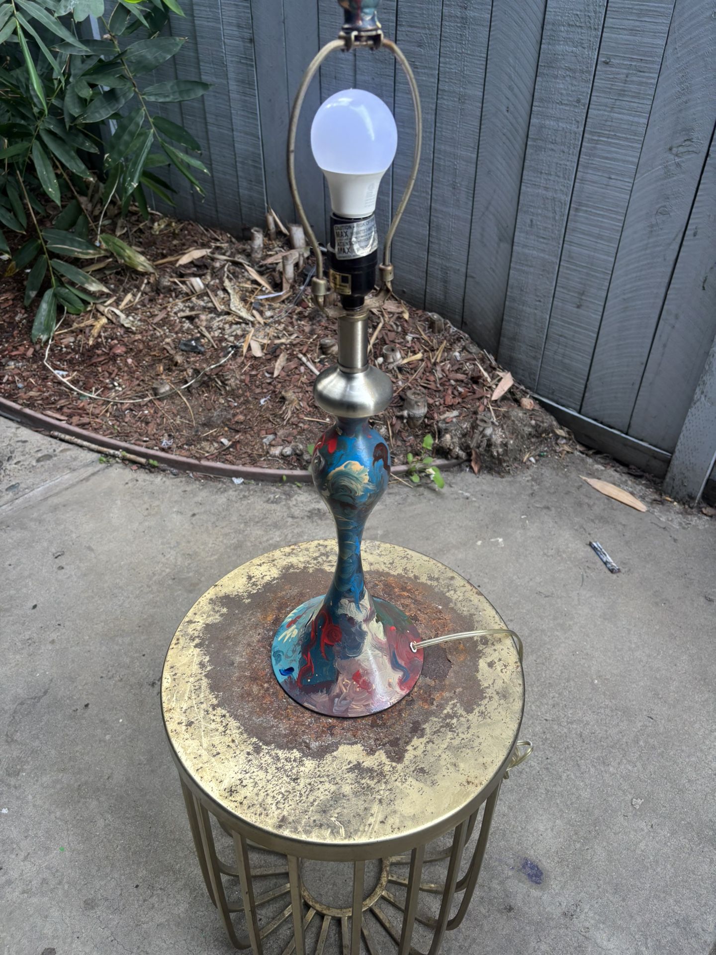 Hand paint Antique lamp