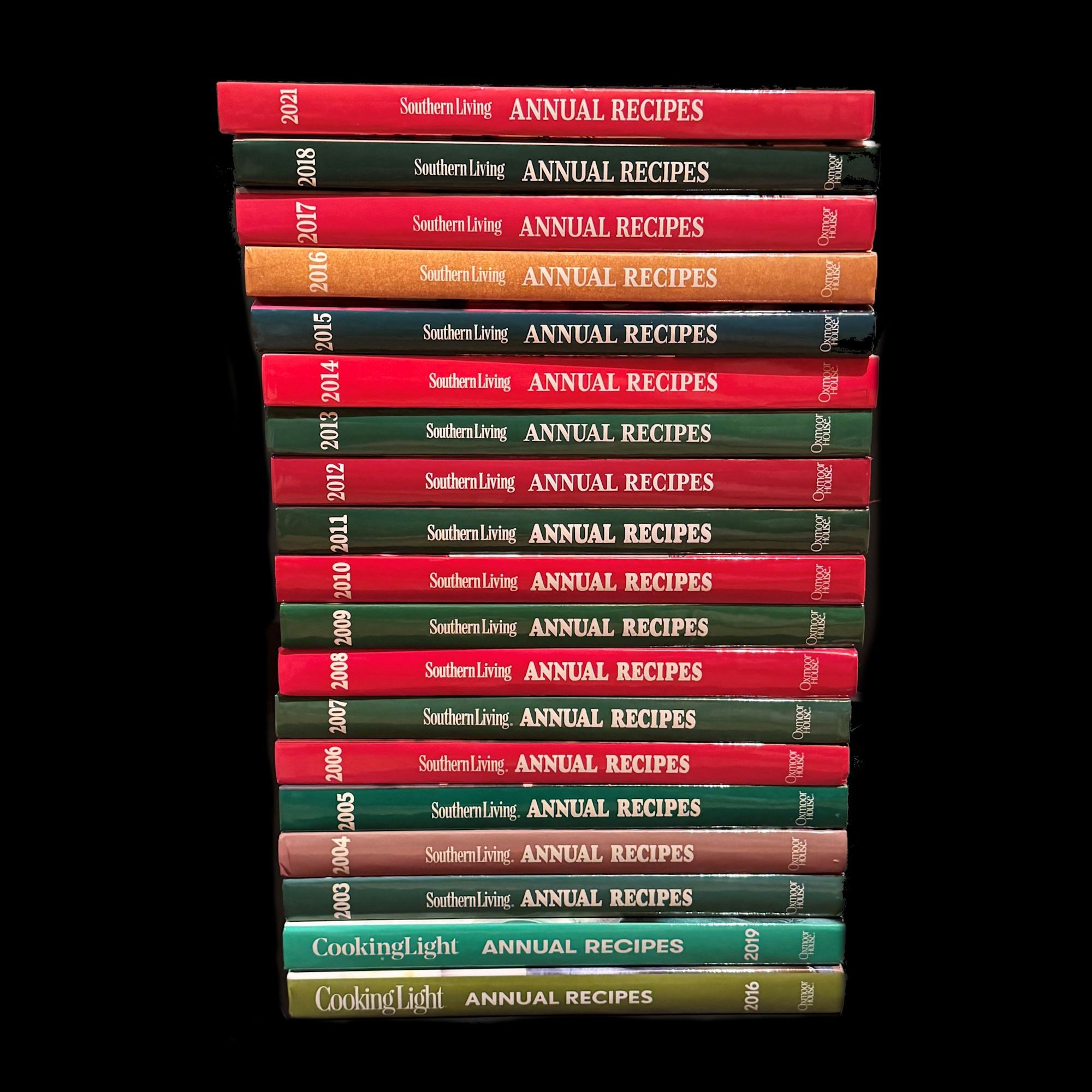 Cooking Light and Southern Living Cookbooks