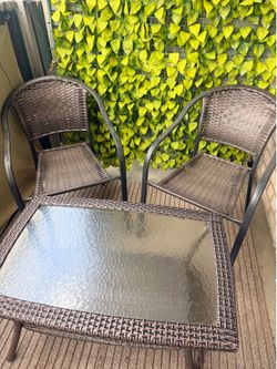 Outdoor table set