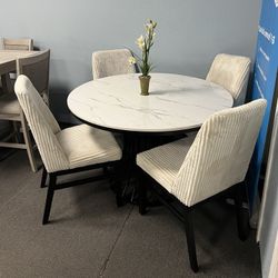 round table marble table and chairs finance