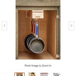 Pull Out Organizer Hooks with Ball Bearing Slide System