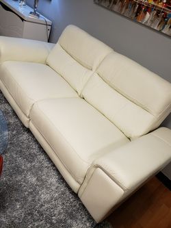 AVAILABLE POWER SOFA GENUINE LEATHER $53 DOWN PAYMENT