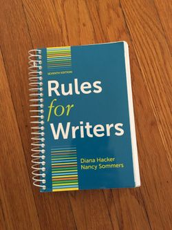 Rules for writers 7th Ed excellent condition