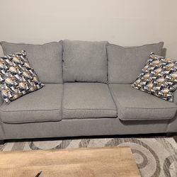 Gray Couch and Chair