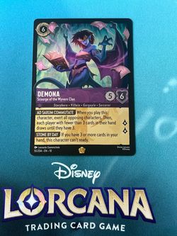 Disney Lorcana TCG ( Demona - Scourge of the Wyvern Clan, Legendary, Cold Foil) Make an Offer!
