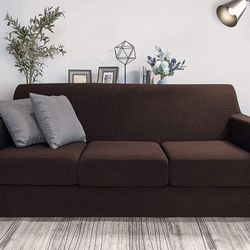 New Brown Sofa Slip Cover