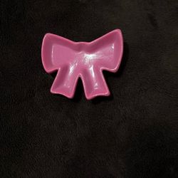 Pink Bow Jewelry Holder