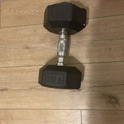 35 lb dumbbell