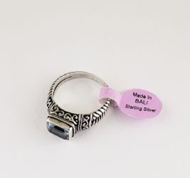 Real 925 sterling silver ring (Maid in Bali)