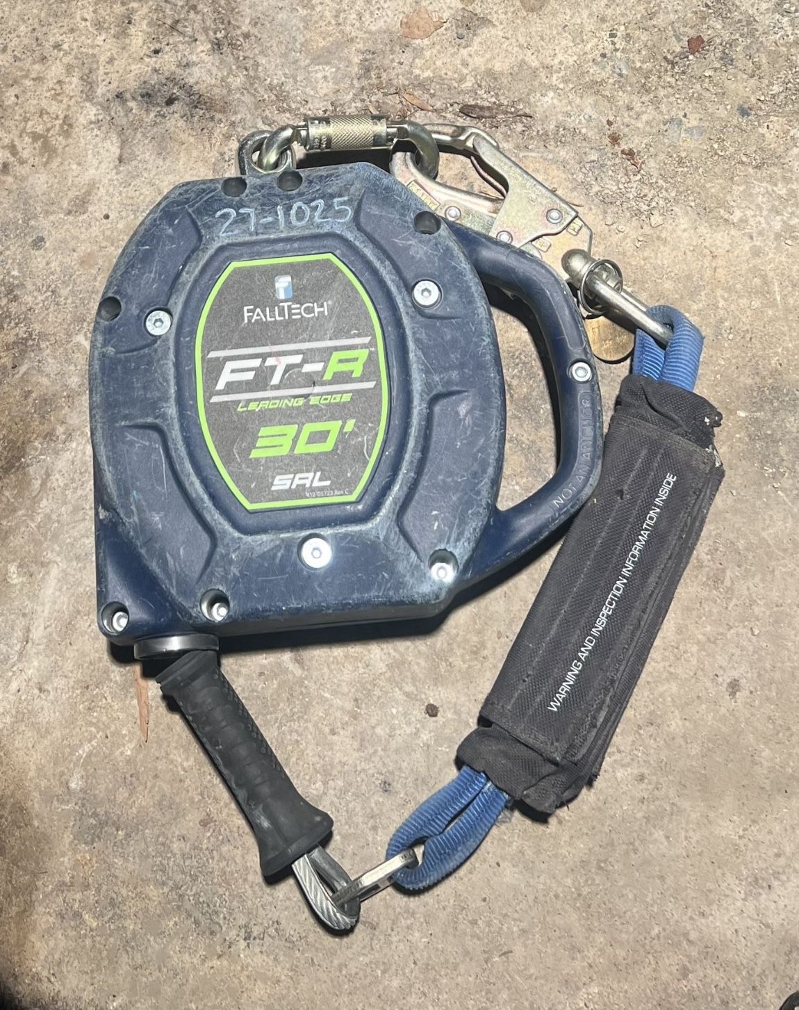 Falltech Fall Protection Retractable Lifeline Lanyard