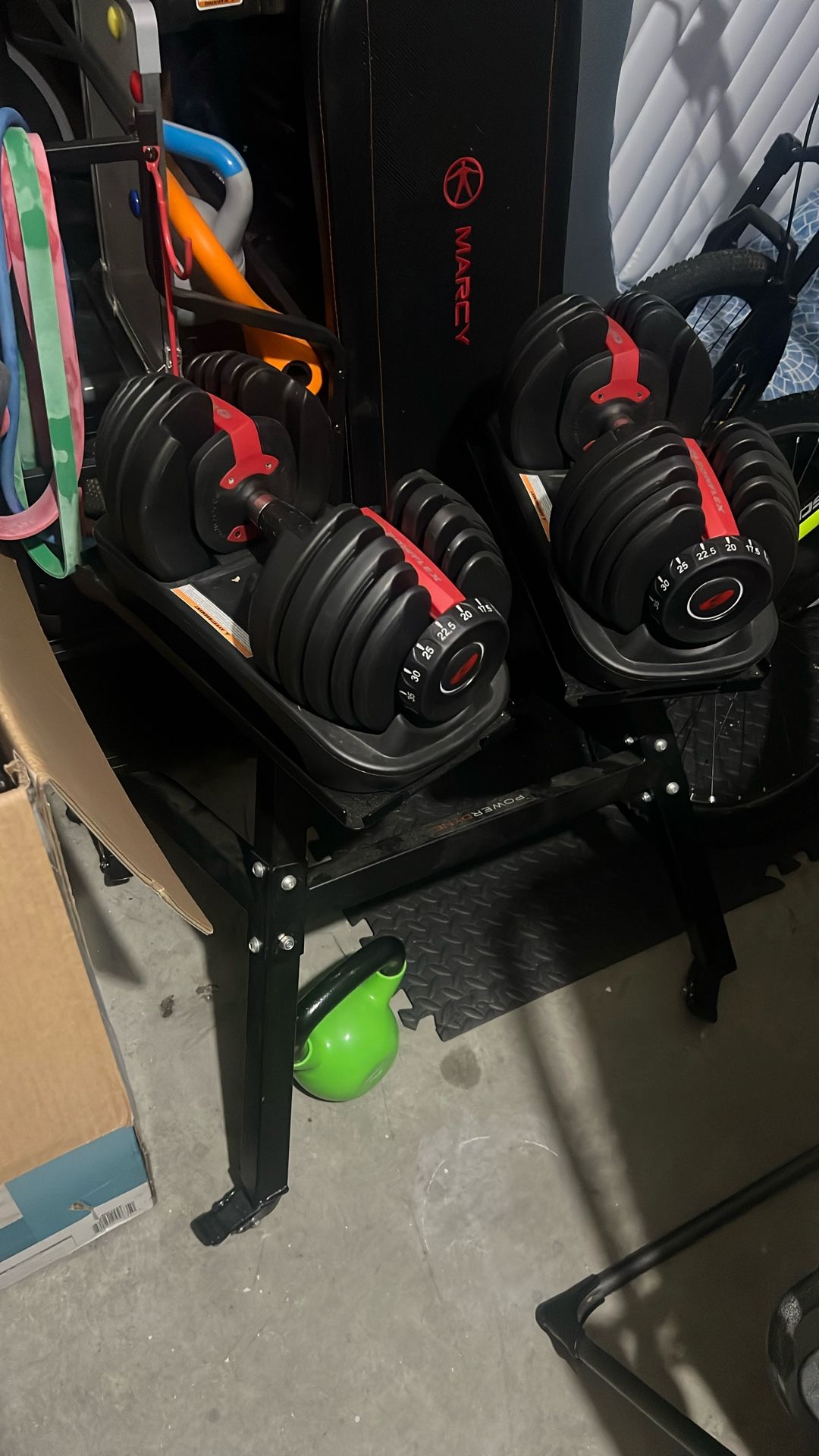 Bowflex Adjustable Weights And Stand