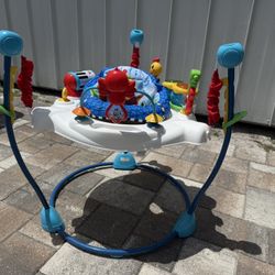 Kids Bounce Adjustable With Fun Activity Attachments