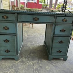 Shabby Chic Solid Wood Antique Painted Desk