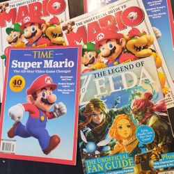 Super Mario Bros Legend of Zelda Collectible Magazines (10 each)