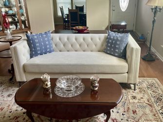 New Beautiful Cream 78” Sofa