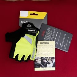 Grip Grab ProGel Padded Anti Slip Short Finger Cycling Gloves 