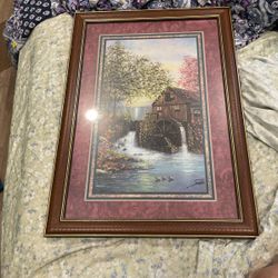 23 1/2”x 16 1/2” Mill Cottage  Print By: Santo Tuo