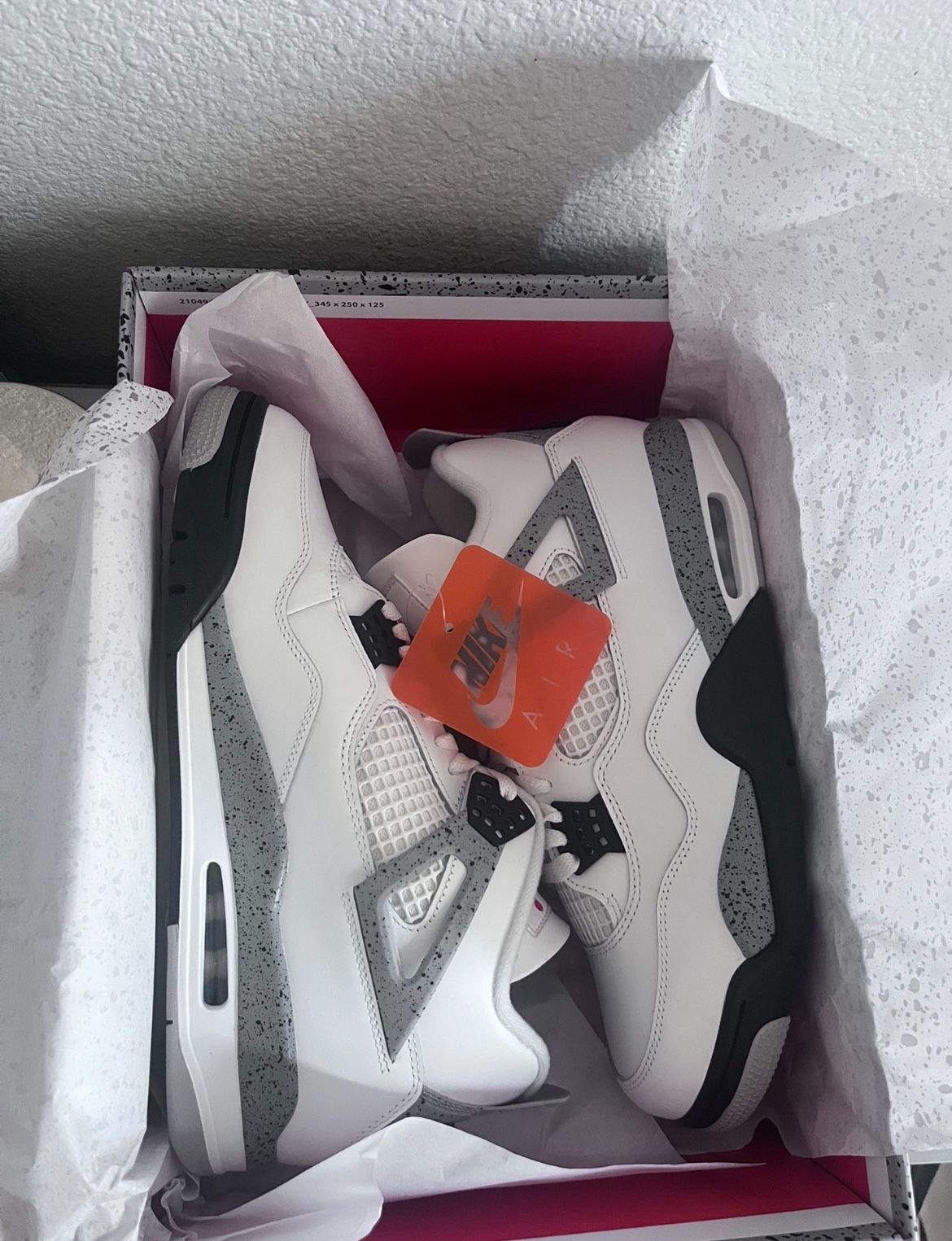 jordan 4 white cement
