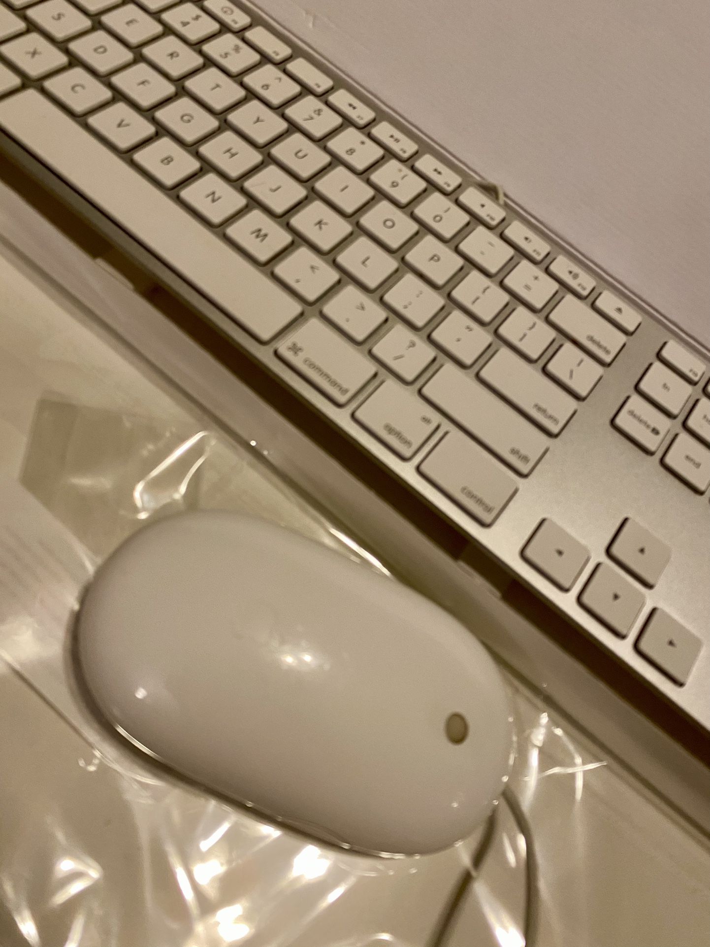 Apple Keyboard with Numeric Keypad and Mouse 