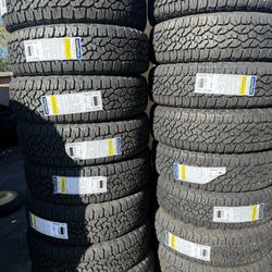 New Tires Installed/ Llantas Nuevas Instaladas 235/75/15 Good Year Tires All Terrain