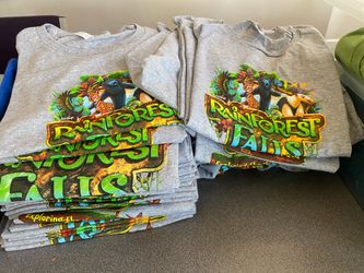 50 Rainforest Falls VBS T-Shirts and Banduras