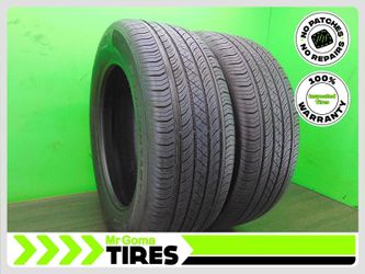 2 235/60R18 USED TIRES CONTINENTAL PROCONTACT TX 7.7/32 TREAD NO PATCH