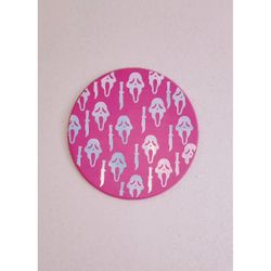 Ghostface Hanging Wooden Plaque