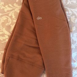 Alo Yoga High Waist Micro Waffle Low Key Leggings 