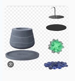 KONTE Tabletop Fire Pit Set – New in Box – Indoor/Outdoor Decor