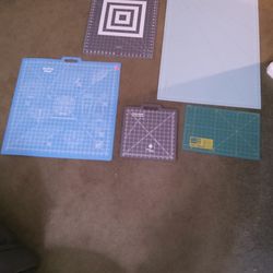 Cutting Mats...Five Cutting Mats And Fiska Cutting Ruler All For $40 ( Will Sell Separately)