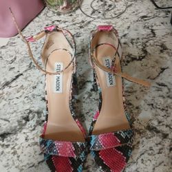 STEVE MADEN DIVA REPTILE HEELS SZ.7
