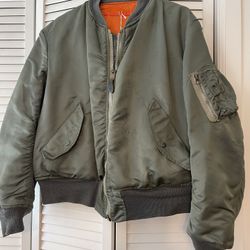 Mens Flight Jacket, Large