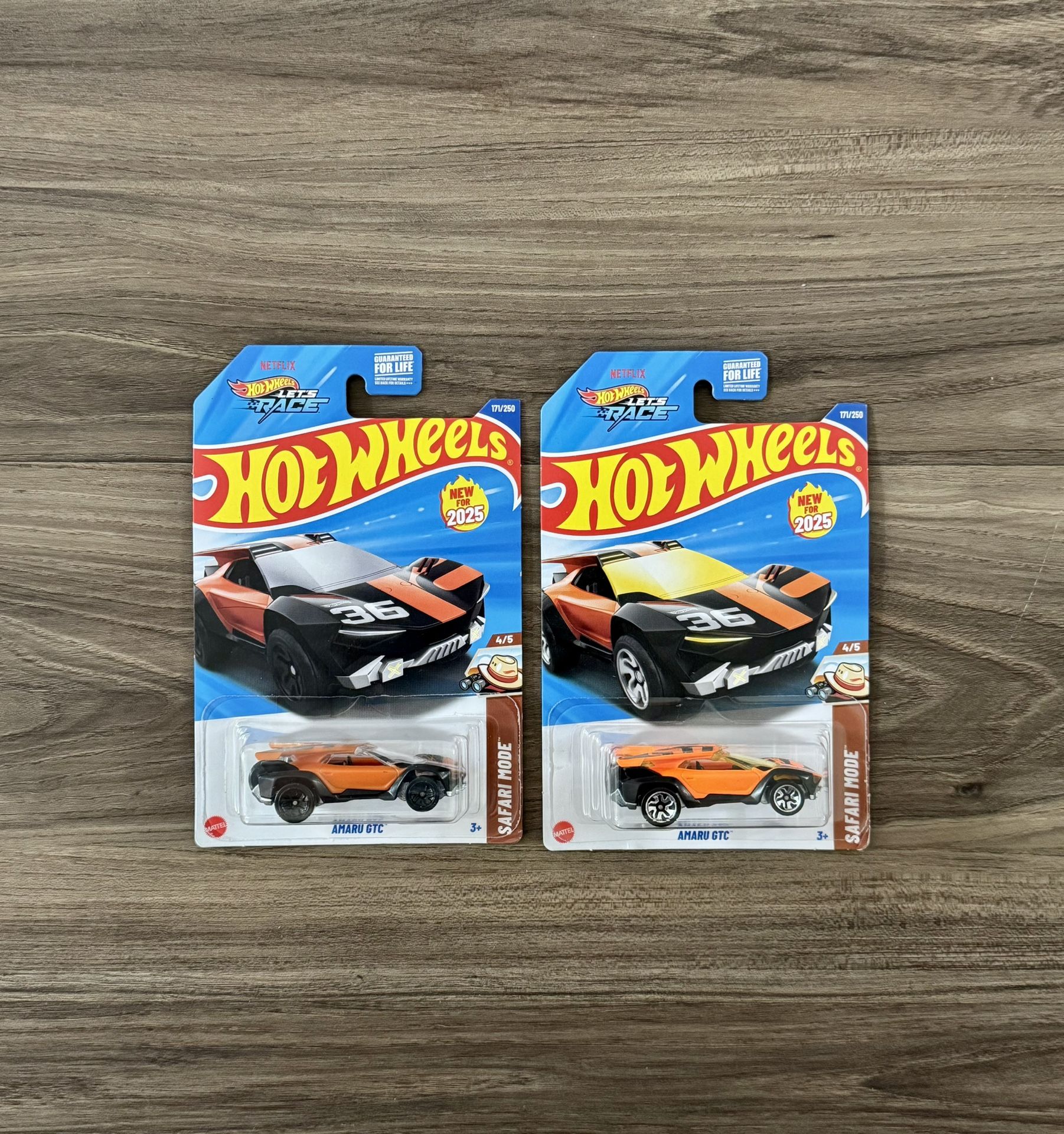 Hot Wheels AMARU GTC (Sealed) Orange & Error Color