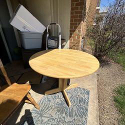 Oak Table And Chair