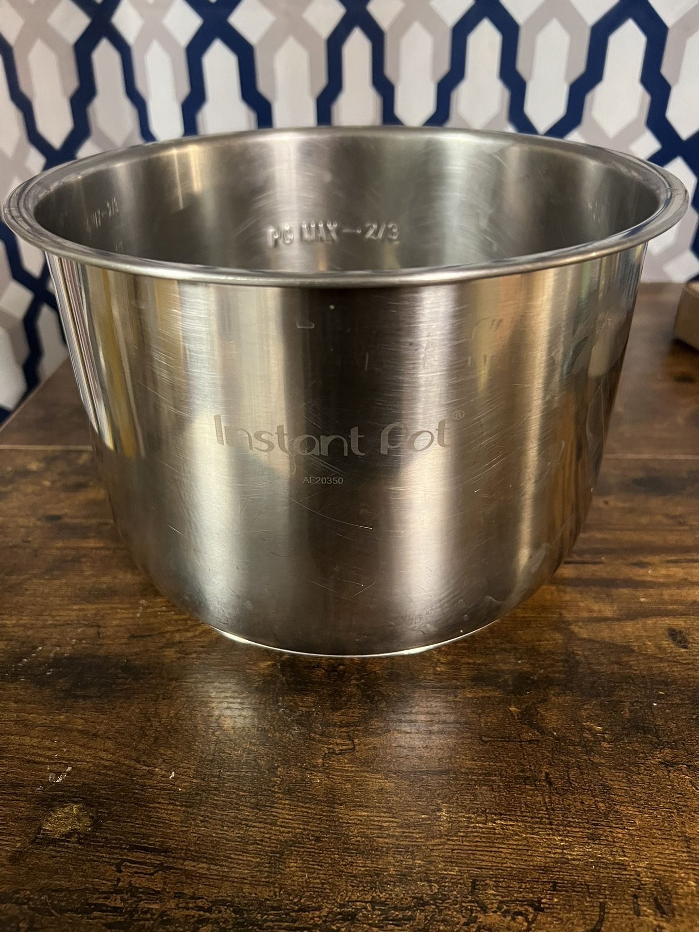 6qt Original Instant Pot Stainless Steel Insert